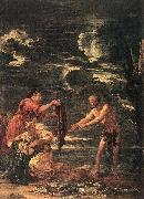 ROSA, Salvator Odysseus and Nausicaa st oil painting on canvas
